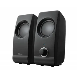 ALTAVOCES TRUST REMO 2.0 POTENCIA MAXIMA 16 W CONTROL VOLUMEN CONEXION USB 2.0 JACK 3.5 MM COLOR NEGRO