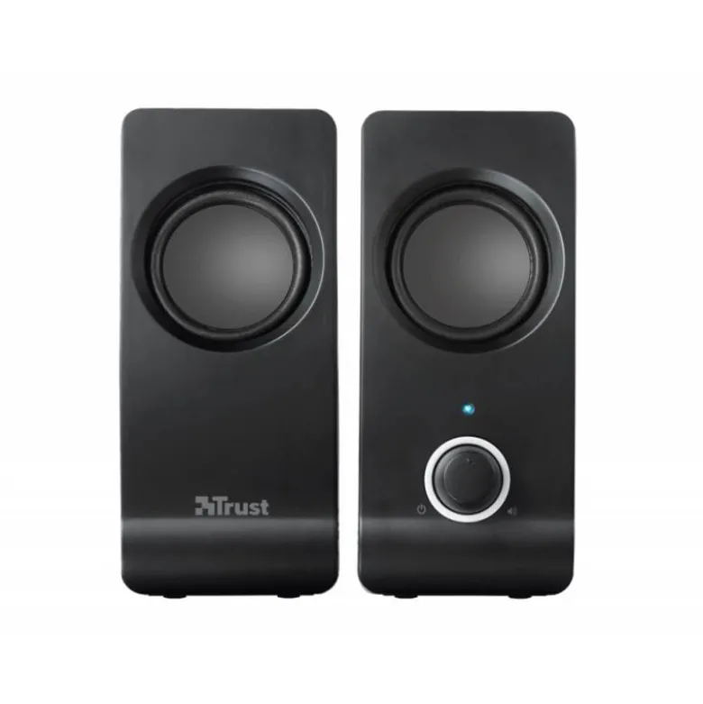 ALTAVOCES TRUST REMO 2.0 POTENCIA MAXIMA 16 W CONTROL VOLUMEN CONEXION USB 2.0 JACK 3.5 MM COLOR NEGRO
