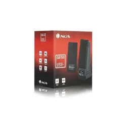 ALTAVOZ NGS MULTIMEDIA 2.0 RMS 2W ALIMENTACION USB CON INTERRUPTOR VOLUMEN COLOR NEGRO