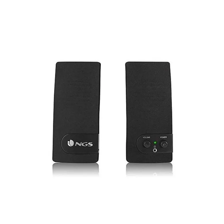 ALTAVOZ NGS MULTIMEDIA 2.0 RMS 2W ALIMENTACION USB CON INTERRUPTOR VOLUMEN COLOR NEGRO