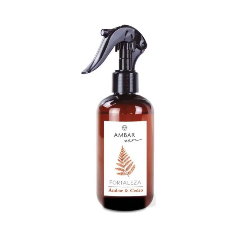 AMBIENTADOR AMBAR ZEN FORTALEZA AMBAR&CEDRO BOTE PULVERIZADOR DE 225 ML