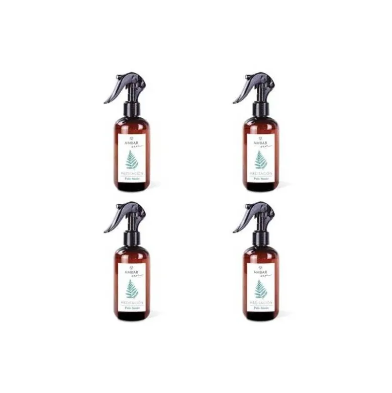 AMBIENTADOR AMBAR ZEN MEDITACION PALO SANTO BOTE PULVERIZADOR DE 225 ML