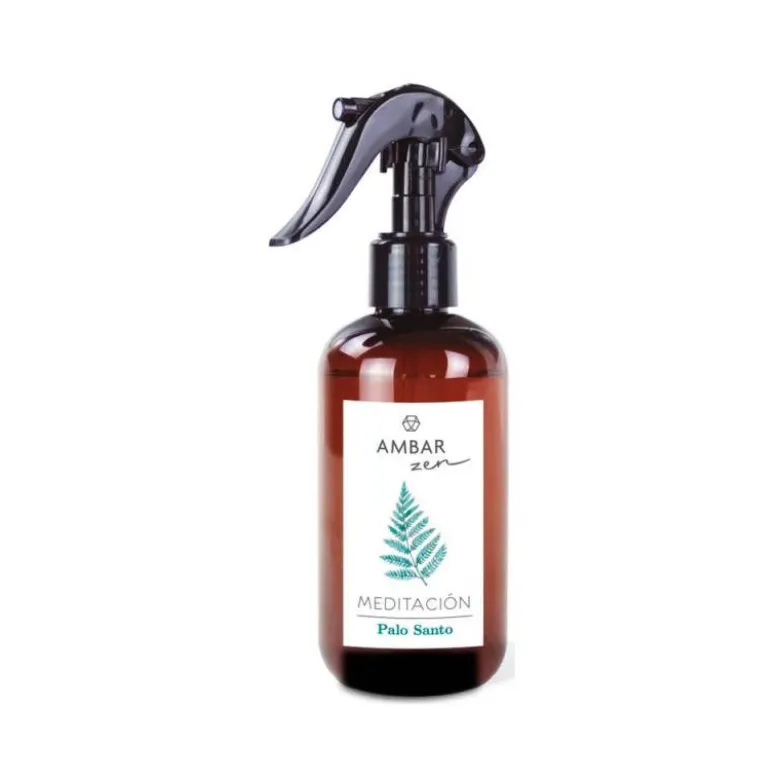 AMBIENTADOR AMBAR ZEN MEDITACION PALO SANTO BOTE PULVERIZADOR DE 225 ML