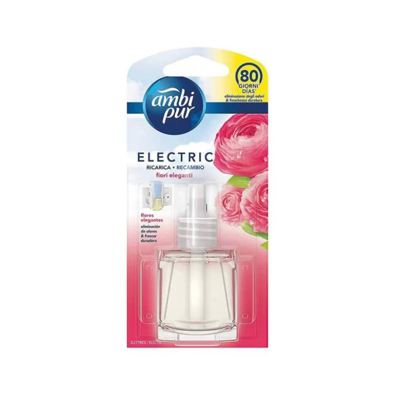 Ambientador ambipur electrico flores elegantes recambio 21,5ml.