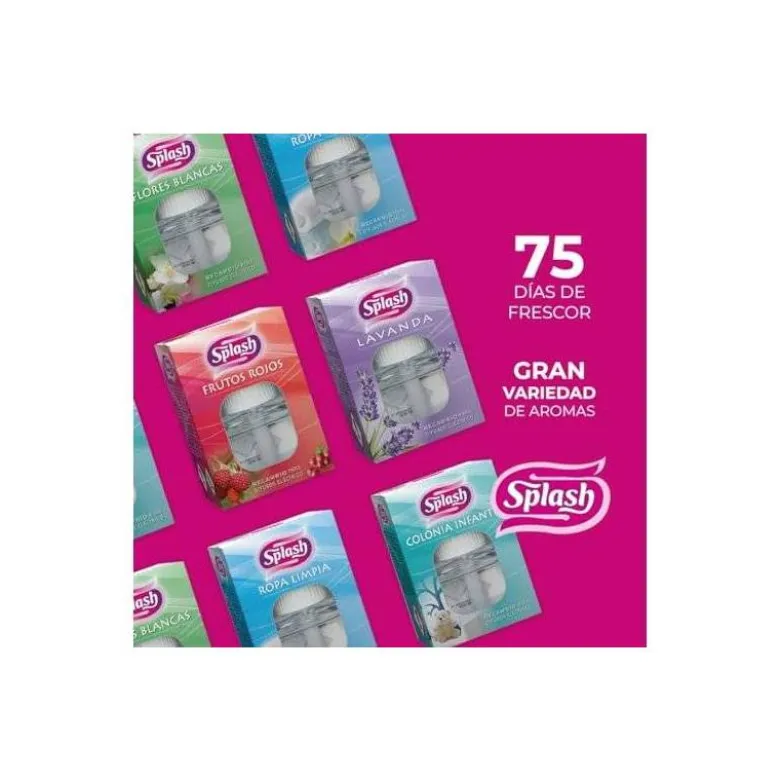 AMBIENTADOR ELECTRICO SPLASH LAVANDA RECAMBIO 25 ML