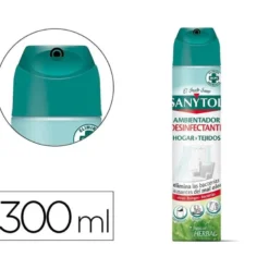 AMBIENTADOR SANYTOL DESINFECTANTE PARA HOGAR Y TEJIDOS SPRAY BOTE DE 300 ML