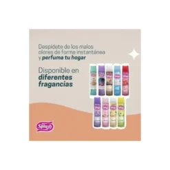 AMBIENTADOR SPRAY SPLASH AROMA ROSAS BOTE DE 300 ML