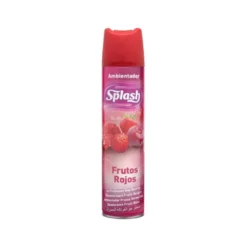 AMBIENTADOR SPRAY SPLASH AROMA FRUTOS ROJOS BOTE DE 300 ML