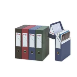 Archivador con tapa Pardo Carton Verde 335x250x80 mm