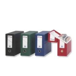 Archivador con tapa Pardo Folio color Negro 390x270x115 mm
