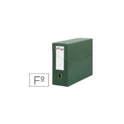 Archivador con tapa Pardo Folio color Verde 390x270x115 mm