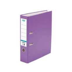 Archivador de palanca Elba Carton forrado PVC Folio Lomo de 80 mm color Violeta