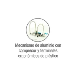Archivador de palanca Elba Carton forrado PVC Folio Lomo de 80 mm verde menta