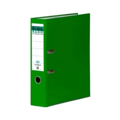 Archivador de palanca Elba carton forrado tamaño folio verde lomo 80 mm rado