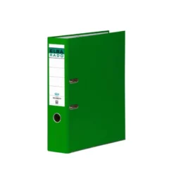 Archivador de palanca elba carton forrado din a4 verde lomo de 80 mm rado