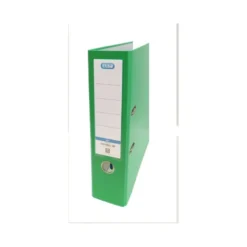 Archivador de palanca Elba Carton forrado PVC Folio Lomo de 80 mm color Verde