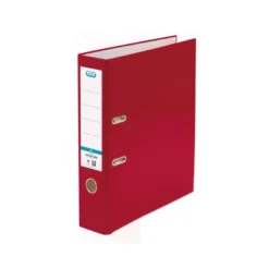 Archivador de palanca Elba Carton forrado PVC Folio Lomo de 80 mm color Rojo