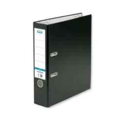 Archivador de palanca Elba Carton forrado PVC Folio Lomo de 80 mm color Negro