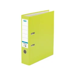 Archivador de palanca Elba Carton forrado PVC Folio Lomo de 80 mm color Verde claro