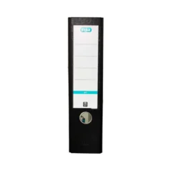 ARCHIVADOR DE PALANCA ELBA TOP CARTON COMPACTO POLIPROPILENO CON RADO DIN A4 LOMO DE 80 MM NEGRO