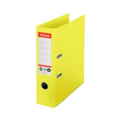 ARCHIVADOR DE PALANCA ESSELTE N 1 CO2 NEUTRAL DIN A4 CARTON FORRADO LOMO 75 MM AMARILLO VIVIDA