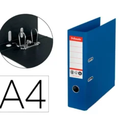 ARCHIVADOR DE PALANCA ESSELTE N 1 CO2 NEUTRAL DIN A4 CARTON FORRADO LOMO 75 MM AZUL VIVIDA