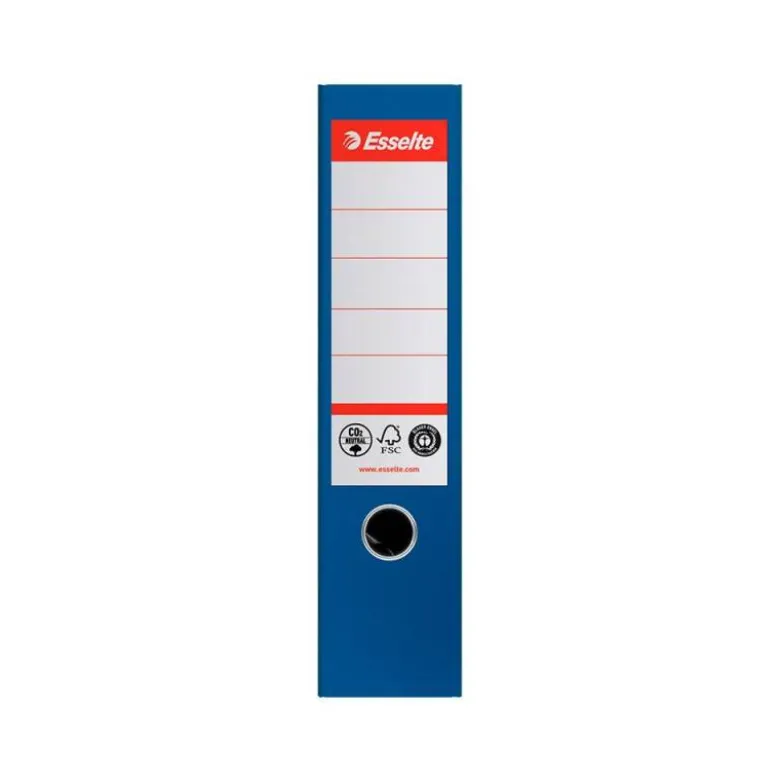ARCHIVADOR DE PALANCA ESSELTE N 1 CO2 NEUTRAL DIN A4 CARTON FORRADO LOMO 75 MM AZUL VIVIDA