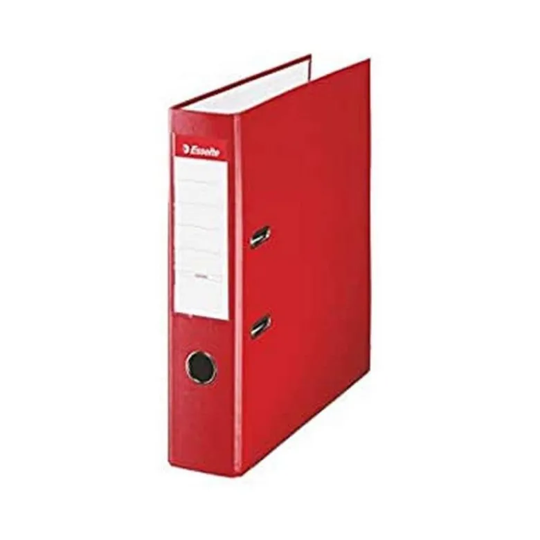 Archivador de Palanca Esselte Carton Forrado Folio Lomo de 75 mm color Rojo