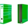 Archivador de palanca liderpapel Din A4 filing system forrado sin rado lomo 80mm verdecon caja y compresor metalico