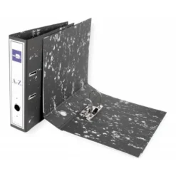 Archivador de palanca Liderpapel Classic Black y Grey 2 Anillas
