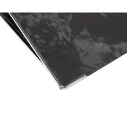 Archivador de palanca Liderpapel carton forrado folio negro lomo 80mm Jaspeado