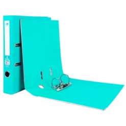 Archivador de palanca Liderpapel A4 color verde claro lomo 75mm