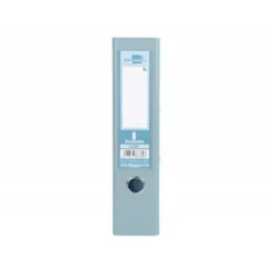 Archivador de palanca liderpapel Din A4 documenta forrado pvc con rado lomo 75mm gris compresor metalico