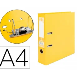 Archivador de palanca Liderpapel Documenta color amarillo