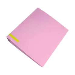 ARCHIVADOR DE PALANCA LIDERPAPEL DIN A4 CARTÓN FORRADO SIN RADO LOMO 80 MM COLOR ROSA COMPRESOR METALICO