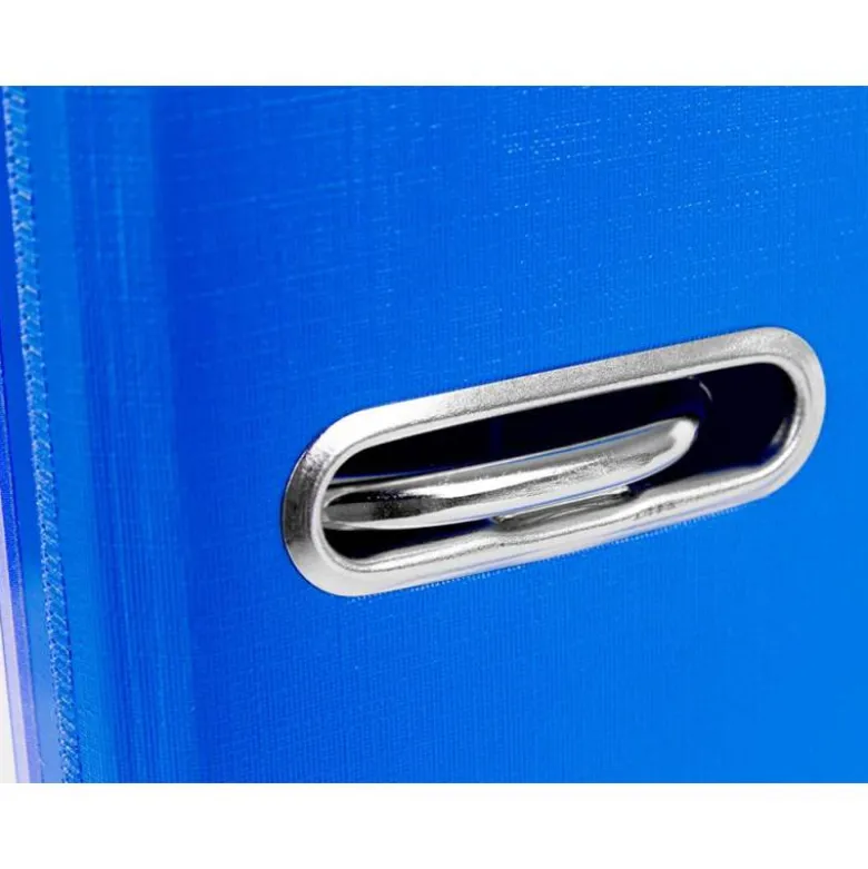 Archivador de palanca liderpapel Din A4 documenta forrado pvc con rado lomo 75mm azul compresor metalico