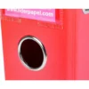 Archivador de palanca liderpapel Din A4 documenta forrado pvc con rado lomo 75mm rojo compresor metalico