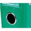 Archivador de palanca liderpapel Din A4 documenta forrado pvc con rado lomo 75mm verde compresor metalico