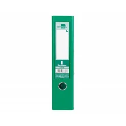 Archivador de palanca liderpapel Din A4 documenta forrado pvc con rado lomo 75mm verde compresor metalico