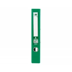 Archivador de palanca liderpapel Din A4 documenta forrado pvc con rado lomo 52mm verde compresor metalico.