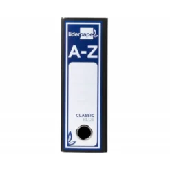 Archivador de palanca Liderpapel Classic Blue Cuarto
