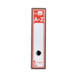 Archivador de palanca liderpapel Din A4 classic red carton entrecolado sin rado lomo 80mm gris compresor metalico