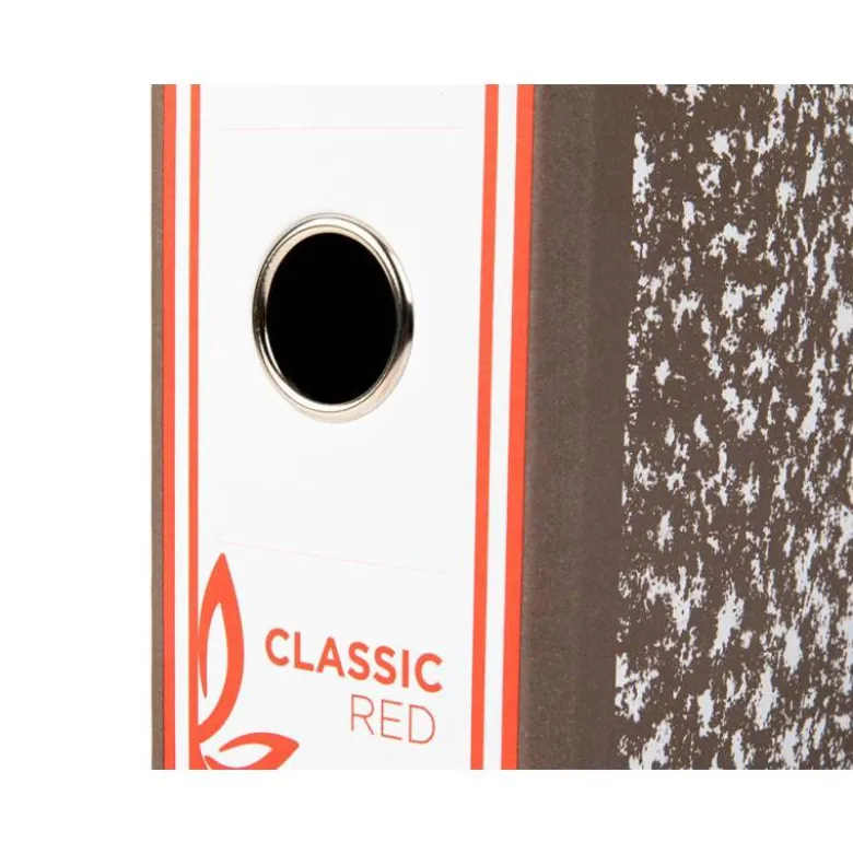 Archivador de palanca Liderpapel Classic Red cuarto apaisado