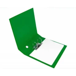 Archivador de palanca liderpapel Din A4 color system forrado sin rado lomo 80mm verde compresor metalico