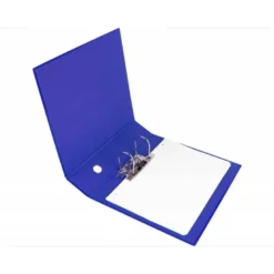 Archivador de palanca liderpapel Din A4 color system forrado sin rado lomo 80mm azul compresor metalico