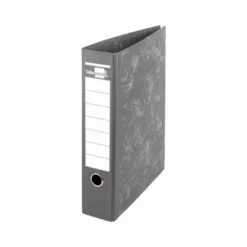 Archivador de palanca liderpapel Din A4 carton forrado sin rado lomo 80mm negro compresor metalico