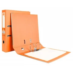 Archivador de palanca Liderpapel Documenta folio color naranja