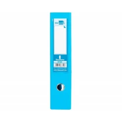 Archivador de palanca Liderpapel folio color celeste lomo 75mm