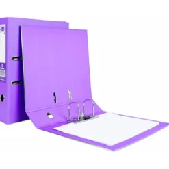 Archivador de palanca Liderpapel folio color lila lomo 75mm