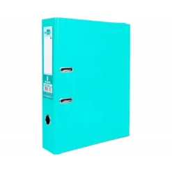 Archivador de palanca Liderpapel folio color verde claro lomo 75mm